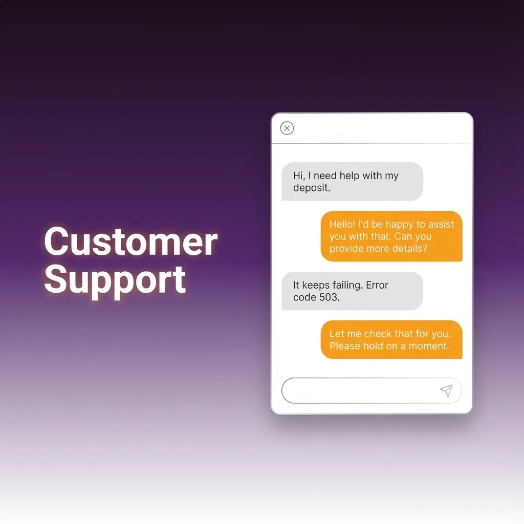 Customer support page showing live chat, email and FAQ options for Casinonic players in Australia