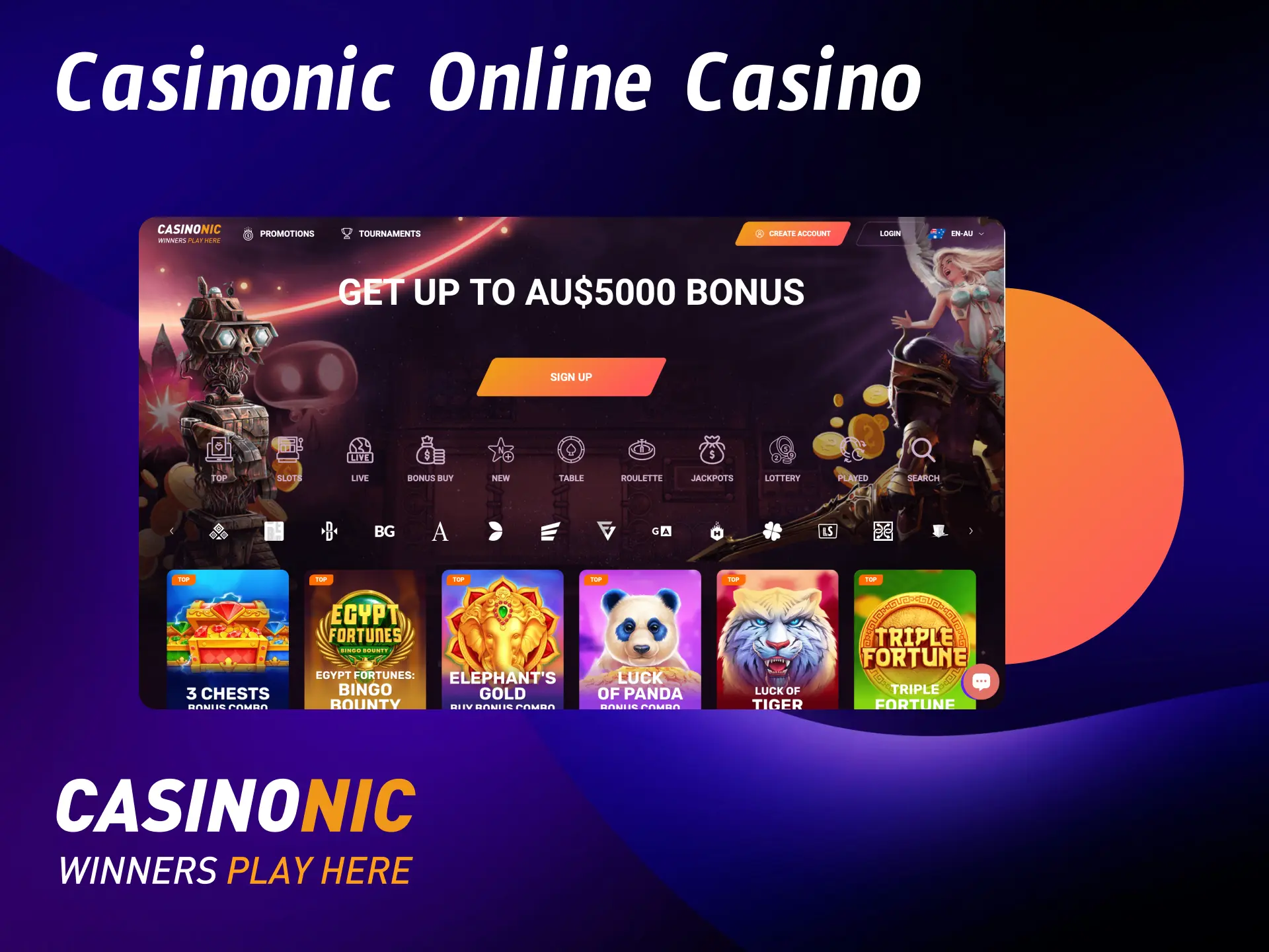 casinonic main casino